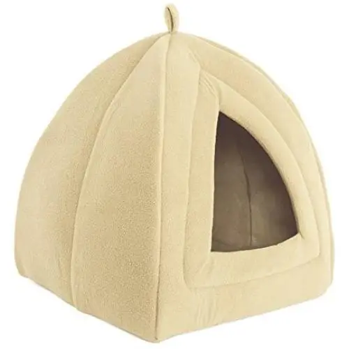 PETMAKER Cozy Kitty Tent Igloo Plush Cat Bed PETMAKER Cozy Kitty Tent Igloo Plush Cat Bed