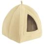 PETMAKER Cozy Kitty Tent Igloo Plush Cat Bed
