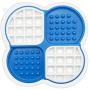 kooktool Dog Slow Feeders, Licking Mat,Fun Alternative, Calming Mat for Anxiety Relief, Ideal for Snacks Yogurt or Peanut Butter, Especially Dry and Wet Separation,Licking Mat and Slow Feederers