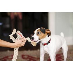 HuggleHounds Durable, All-Natrual Rope Knotties, Dog Toy