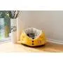 Armarkat Cat Bed Model C75HMB/MH Gold Waffle Texture Poly Blend and White