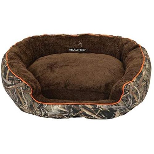 Realtree Edge Premium Bolster Sofa Style Cuddler Dog Bed