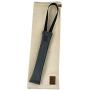 Taco Dog, Thick Dog Toy Grip Handmade from Full Grain Leather - Soft, Durable, and Safe - Perfect for Hanging or Interactive Play - Keep Your Dog Happy and Busy - Plastic Free Design - Charcoal Black