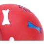 Li-HIM Pet Food Ball, Slow Feed IQ Sport Food Dispensing Dog Toy Adjustable Opening Balls Feeder Toy for Small Medium Large Dogs,Red