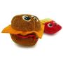 Pet Craft Supply Silly Snacks and Funny Food Crinkle Cuddling Catnip and Silvervine Toys - Interactive Cat Toys Alternative to Mice Fish Feathers Cat Toy