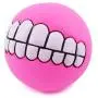 1PC only Treat Ball Pet Dog Toy Smile With Teeth Grinding Chew Sound Funny Playing BLUS 1PC only Treat Ball Pet Dog Toy Smile With Teeth Grinding Chew Sound Funny Playing BLUS