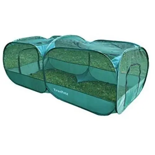 TruePetz Portable Chicken Coop - Pop Up Playpen for Small Animals - Foldable Outdoor Pet Enclosure Bunny Playpen TruePetz Portable Chicken Coop - Pop Up Playpen for Small Animals - Foldable Outdoor Pet Enclosure Bunny Playpen