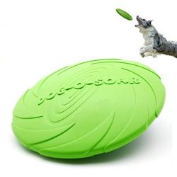 Polo Pet Natural Rubber Floatable Disc Durable Interactive Fetch Flying Disc Dog Play Toy