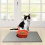 Patas Lague Dog Food Mat,Silicone Dog Bowl Mat,Non Slip Pet Dog Cat Bowl Mats Placemat,BPA Free&Easy Clean