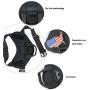 ZJDU K9 Dog Harness Handled MOLLE Vest, with Handletactical Service Dog Vest Harness,Outdoor Training Water-Resistant Comfortable Military Patrol K9 Dog Harness