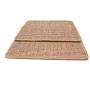 PATTNIUM 2PCS Cat Scratching Mat Cat Scratch pad Anti-Slip Cat Scratcher Rug Natural Sisa Kitty Scratch Pad Bed for Cat Grinding & Protecting Furniture and Carpet Pack of 2