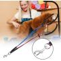 Felenny Pet Bathing Tether Straps Dog Cat Grooming Loop Adjustable Single Noose Ropes Steel Wire Hanging Rope for Pet Table Arm Bath Tub