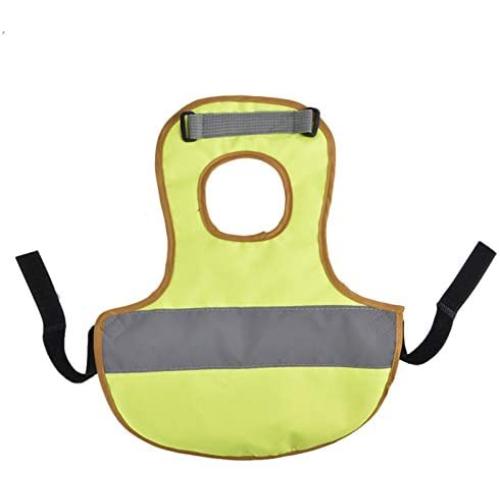 Uwariloy Pet Reflective Vest, Chicken Clothes Chicken Saddle Poultry Hen Saddle Apron Feather Protection Holder High-Vis Jacket for Chicken and Duck