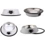 Legendog 3PCS Pet Bowl Stainless Steel Non-Skid Base Dog Bowl Cat Bowl with 2 Food Scoop