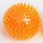 TOP PAW Orange Spike Ball Squeaker Dog Toy~4.5 Inches~