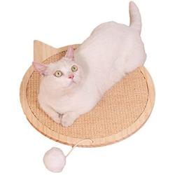 ROSEBEAR Cat Scratching Pad with Suction Cups Sisal Cat Scratcher Wall Mount Cats Kitten Scratching Board