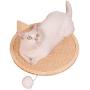 ROSEBEAR Cat Scratching Pad with Suction Cups Sisal Cat Scratcher Wall Mount Cats Kitten Scratching Board ROSEBEAR Cat Scratching Pad with Suction Cups Sisal Cat Scratcher Wall Mount Cats Kitten Scratching Board