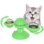FANGXING Cat Toys Windmill Turntable - Indoor Teasing Interactive Pet Toy with Bell & Catnip Ball,Funny Scratch Tickle Hair Brush Toy for Kitten Cats