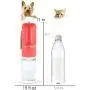 Dog Travel Water Bottle for Outdoor Walking Hiking, Waterproof No Spill, Portable Pet Walking Accessories, 15.2 oz, Pink Dog Travel Water Bottle for Outdoor Walking Hiking, Waterproof No Spill, Portable Pet Walking Accessories, 15.2 oz, Pink