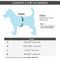 Gooby Dog Harness - Comfort X Step-in Small Dog Harness with Patented Choke-Free X Frame - Perfect on The Go No Pull Harness for Small Dogs or Cat Harness