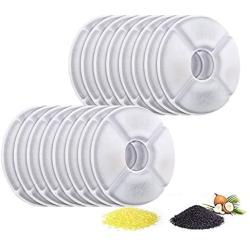 ITidyHome Pet Water Fountain Replacement Filter 16 Pack Premium Cotton Activated Carbon Replacement Water Fountain Filter for Pet Fountain Pet Water Fountain Filter Keep Water Fresh