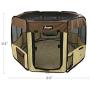 JESPET Pet Dog Playpens 36'', 45'' & 61'' Portable Soft Dog Exercise Pen Kennel with Carry Bag for Puppy Cats Kittens Rabbits, Indoor/Outdoor Use
