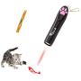 Behoneybee Interactive Cat Toys with Colorful Spring Tube Toy Red Fish LED Light Pointer Exercise Chaser Indoor Toy Pet Training and Exercise Tool (No Battery Include)