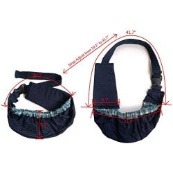 OrgMemory Pet Sling Carrier, Adjustable Dog Sling, Small Dog Cat Outdoor Shoulder Pet Carrier