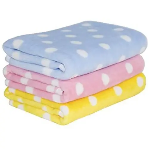 Lovely Baby Fleece Dog Blanket & Soft Puppy Cat Blanket for Car,Couch,Bed & Pink, Blue and Yellow 3 Pack 3 Colors Lovely Baby Fleece Dog Blanket & Soft Puppy Cat Blanket for Car,Couch,Bed & Pink, Blue and Yellow 3 Pack 3 Colors