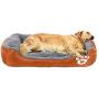 AsFrost Dog Bed Super Soft Pet Sofa Cats Bed,Non Slip Bottom Pet Lounger,Self Warming and Breathable Pet Bed Premium Bedding
