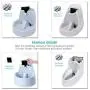 Hiwater Water Filter Compatible with Drinkwell Platium Charcoal Pet Dog Cat Fountain Filters Replacement 12 Pack
