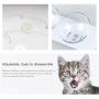 Songchet Double Dog Cat Bowls,Pet Raised Feeder Bowl No-Spill Pet Food Water Bowls for Cats and Small Dog
