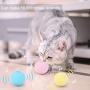 Legendog 3 PCS Cat Toy Ball, Interactive Cat Kicker Toys of 3 Lifelike Animal Chirping Sounds-Bird Frog and Cricket, Funny Kitten Catnip Hunting Toy Balls with Refillable Catnip for Cat Exercise