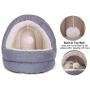 PETXIAOWU Cat Beds for Indoor Cats, Kitten, Small Dog, Rabbit Bed, Water-Resistant Surface, Anti-Slip Bottom & Double-Sided Inner Pad