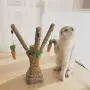Litewood Pet Climbing Tree Toy Cat Rattan Grass Scratcher Bunny Fun Tree Rabbit Toy Small Animal Climbing Frame Activity Center with Carrot for Cat Rabbit Hamster Litewood Pet Climbing Tree Toy Cat Rattan Grass Scratcher Bunny Fun Tree Rabbit Toy Small Animal Climbing Frame Activity Center with Carrot for Cat Rabbit Hamster