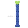 FAMKIT Silicone Blue Green Pet Molar Tooth Cleaner Brushing Stick Cleaning Supplies Toothbrush Toy for Dogs
