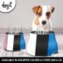 Dogit Elevated Dog Bowl, Stainless Steel Dog Food and Water Bowl for Dogs