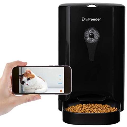 Dr. Feeder 4.5L Smart HD Camera Feeder for Video and Audio Communication, Automatic Pet Feeder for Cats and Dogs, APP Controlled Food Dispenser Through Wi-Fi