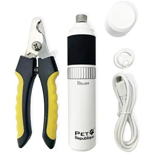 Pet Republique Dog Nail Grinder and Nail Clippers Series Size Option Dogs: Small, Medium, Large Dogs – Dog Claw Trimmer Kit Pet Republique Dog Nail Grinder and Nail Clippers Series Size Option Dogs: Small, Medium, Large Dogs – Dog Claw Trimmer Kit