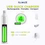 ILUMIZE Dog Nail Grinder Clipper for Small, Medium, or Large-Sized Dogs and Cats - Painless Paw Grooming and Smoothing - Whisper Quiet Technology Motor with 2 Speed Modes - Dual Led Light
