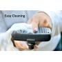 Vets Pride USA Self-Cleaning Slicker Dog Brush for Shedding - Cat and Dog Grooming Brush Removes Tangled Hair and Loose Undercoat - Easily Remove Hair from Shedding Brush with Press of a Button