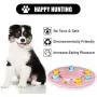 【2021 Upgraded】 Dog Puzzle Toys for Puppy Treat Training Interactive Dog Toys for Pet Cat & Dog Slow Feeder Food Dispenser Dog Treat Puzzle Toy Games for Small Large Dogs （Upper Disk Pink