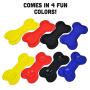Downtown Pet Supply Silicone Dog Lick Bone - Shower Assistant Lick Pad Distraction Device - Bath Treat Buddy Grooming Helper, Bone Shaped with Strong Suction Cups for Dogs
