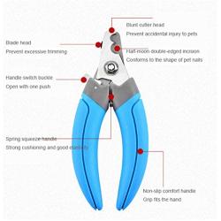 PBQWER Dog Nail Clippers Large Breed - Easy to Use Dog Nail Trimmer and Toenail Clippers Sharp Cuts and Safety Guard to Clip