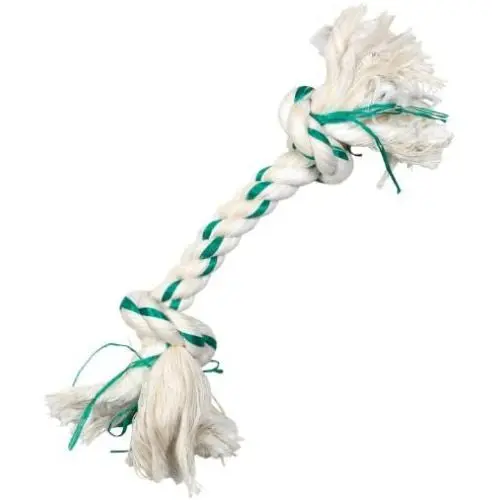Booda Fresh N Floss 2-Knot Rope Bone Spearmint Large Booda Fresh N Floss 2-Knot Rope Bone Spearmint Large
