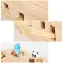 ShiLei Fun Toy for Cats, Interactive Wooden Solid W Mouse, Round Design, fine Workmanship, no Sharp Edges