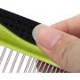 Weiba Dog Grooming Comb Kit,Flea Combs,Pet Supplies Dematting Stainless Steel Double Sided Blade Fur Cleaner Cat Gilling Brush Undercoat Rake Comb