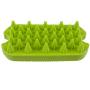 Dog & Cat Brush for Short to Medium Hair Non Metal Grooming and Deshedding Soft Silicone Brush Gently Removes Loose Hair