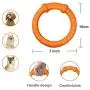 LaRoo Dog Flying Ring Dog Toy Water Floating, Outdoor Fitness Flying Discs, Tug of War Interactive Training Durable Soft Chew Toys for Large and Small Dogs. (Orange 7'' ) LaRoo Dog Flying Ring Dog Toy Water Floating, Outdoor Fitness Flying Discs, Tug of War Interactive Training Durable Soft Chew Toys for Large and Small Dogs. (Orange 7'' )