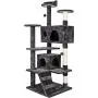 JJW Cat Tree Tower with Sisal Scratching Posts Condos,Hammock Plush Perches,Cat Activity Centres Kittens Furniture Play House JJW Cat Tree Tower with Sisal Scratching Posts Condos,Hammock Plush Perches,Cat Activity Centres Kittens Furniture Play House